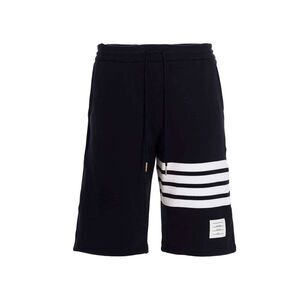 Thom Browne Blue Cotton Bermuda Men's Shorts